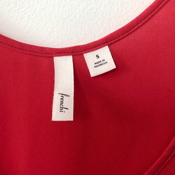 Nordstrom Frenchi Red Tank Tops, Small - Picture 4 of 8